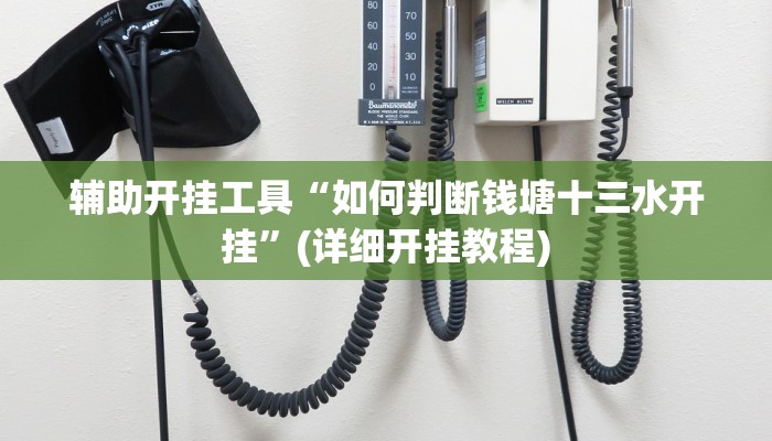 辅助开挂工具“如何判断钱塘十三水开挂”(详细开挂教程)