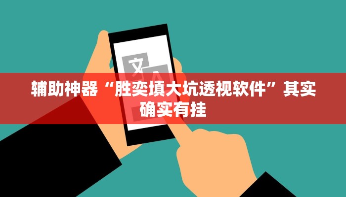 辅助神器“胜奕填大坑透视软件”其实确实有挂