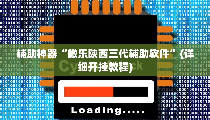 辅助神器“微乐陕西三代辅助软件”(详细开挂教程)