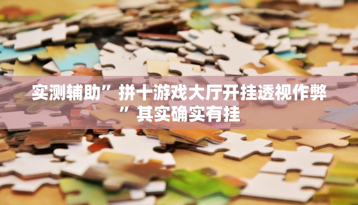 实测辅助”拼十游戏大厅开挂透视作弊”其实确实有挂