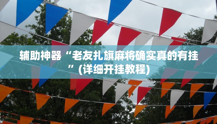 辅助神器“老友扎旗麻将确实真的有挂”(详细开挂教程)