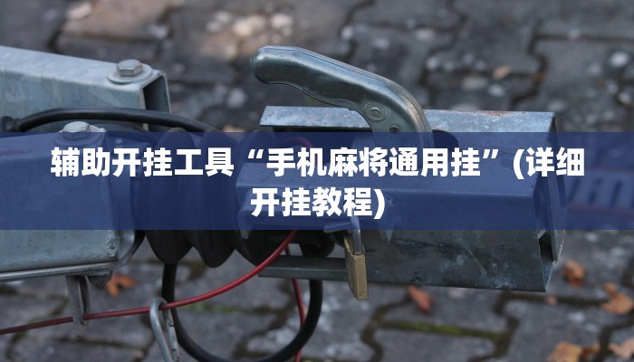 辅助开挂工具“手机麻将通用挂”(详细开挂教程)