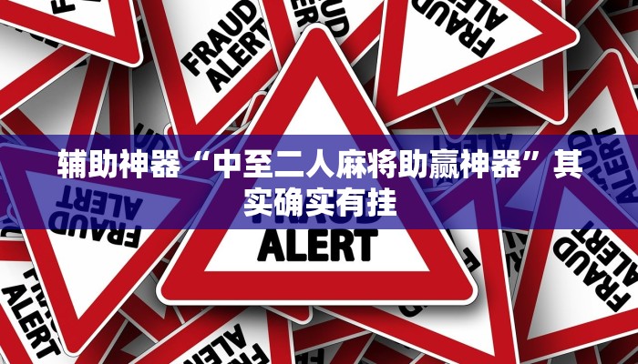 辅助神器“中至二人麻将助赢神器”其实确实有挂