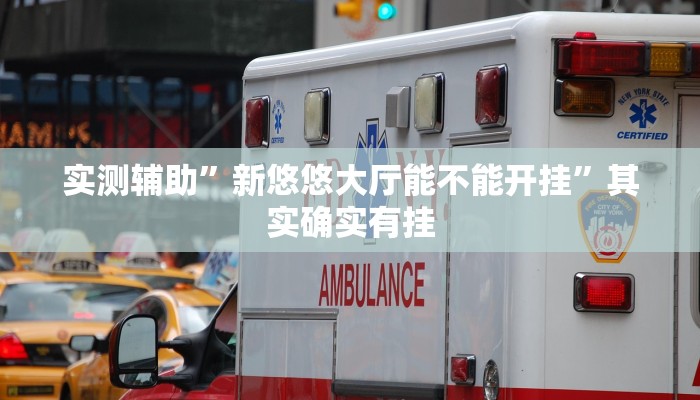 实测辅助”新悠悠大厅能不能开挂”其实确实有挂