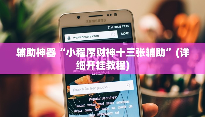 辅助神器“小程序财神十三张辅助”(详细开挂教程)